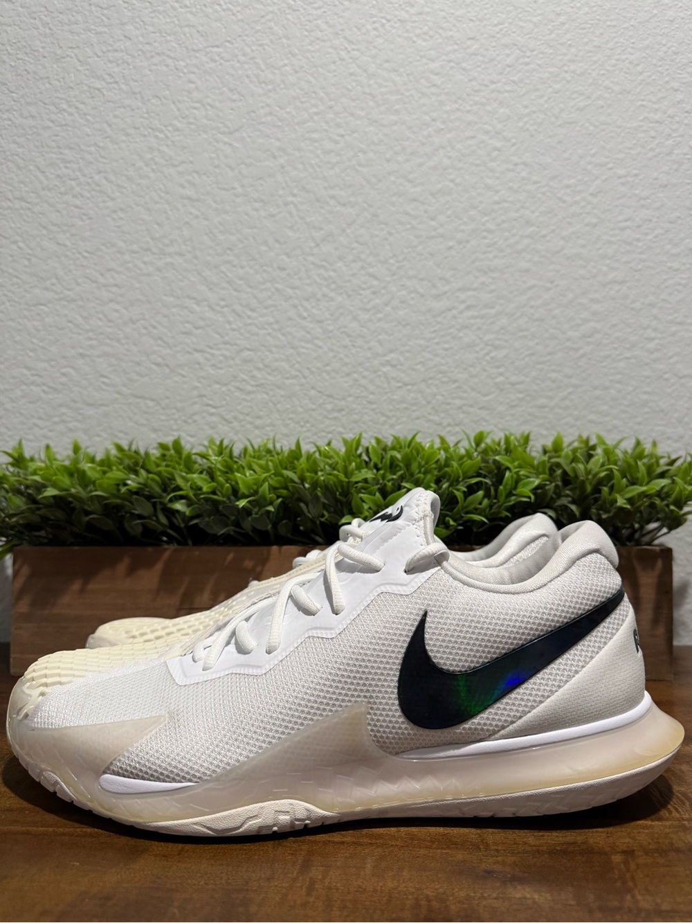 Nike Zoom Vapor Cage 4 RAFA Tennis Shoes White Black DD1579-101 Men’s Size 13 - Picture 2 of 11